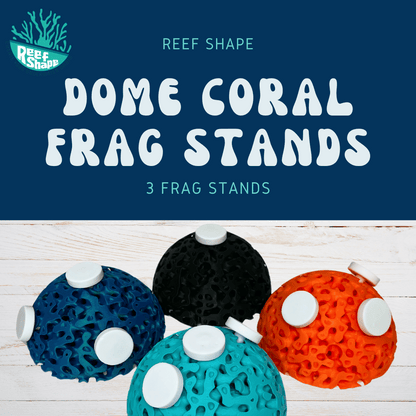 Aquarium Dome Coral Frag Stand | Coral Reef Replica Frag Stand Base for Growing Coral | Displays Multiple Frags | Made in USA