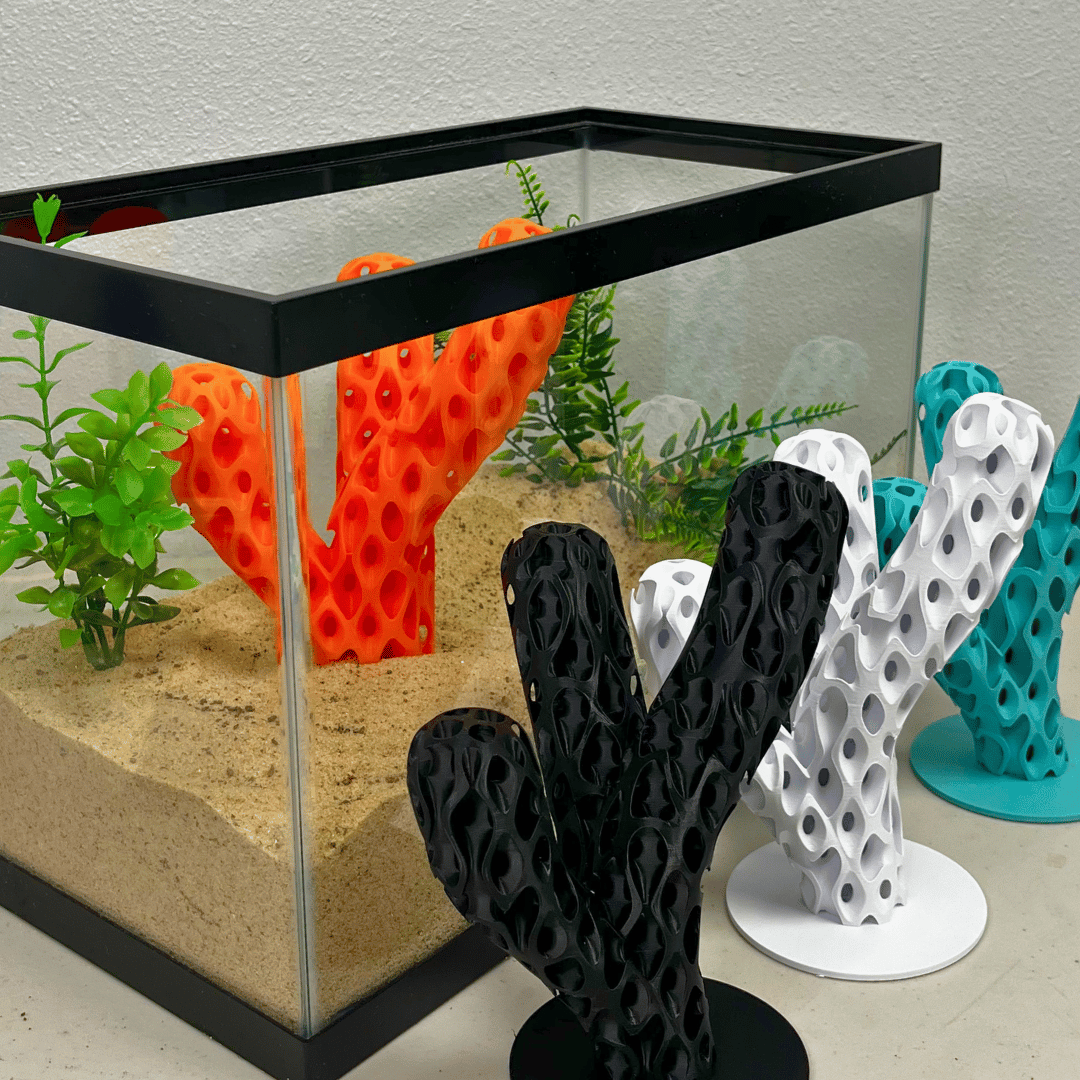 Aquatic Branch Haven – Lattice Coral Reef Branch Decor for Fish, Shrimp, & Aquatic Pets