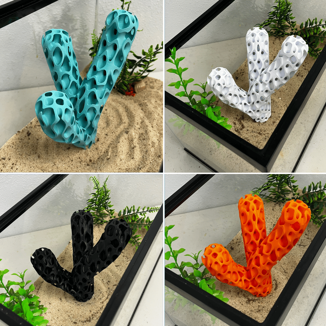 Aquatic Branch Haven – Lattice Coral Reef Branch Decor for Fish, Shrimp, & Aquatic Pets