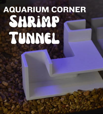 Chatelet Aquarium Underground Tunnel | Fish & Shrimp Hideout for Aquariums | Unique Underground Viewing Tunnel | Made in USA