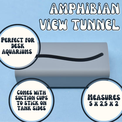 Chatelet REEFSHAPE - Betta Fish or Axolotl Amphibian Tunnel Hide | Viewing Tunnel for Aquariums | Made in USA
